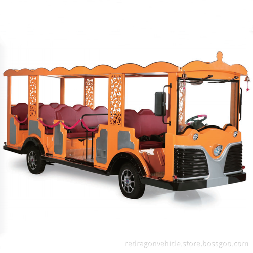 Nouveau modèle Véhicules touristiques électriques ci-joints 4 bus touristique de passagers